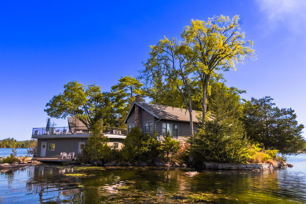 Custom lakeside space