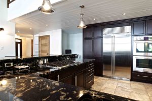 custom built cottage - kitchen and fridge
