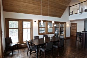 custom built cottage - dining room