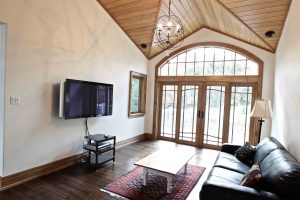 custom built cottage - TV room