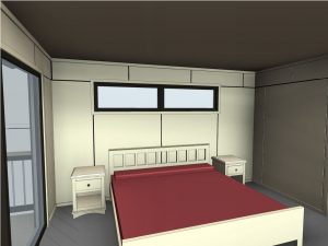 custom stoney lake cottage - Bedroom Revit Plan