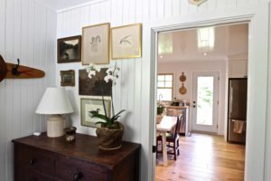 Catchacoma cottage renovation - gallery wall