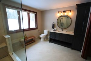 Clear Lake Bathroom Renovation - View from Door