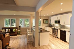 home renovation - kitchen side profile