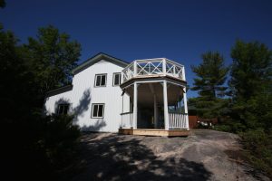 Juniper Island Store Rebuild - Side of Building