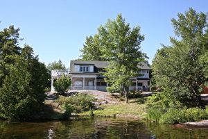 Juniper Island Store Rebuild - View from Stony Lake