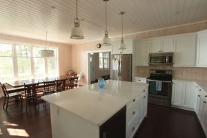 stoney lake custom cottage build-kitchen