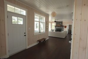 stoney lake custom cottage build-hallways