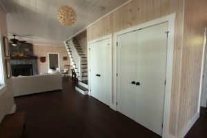 stoney lake custom cottage build-closets