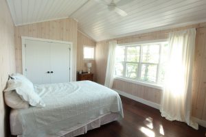 stoney lake custom cottage build-guest bedroom