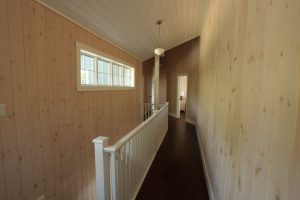 stoney lake custom cottage build-upstairs hallway