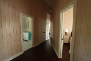 stoney lake custom cottage build-second floor hallway