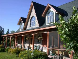 lakefield custom home - front exterior