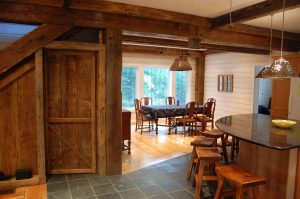 lakefield cottage build - kitchen area