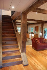 lakefield cottage build - stairs