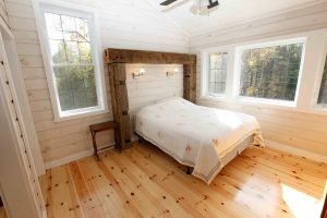 lakefield cottage build - bedroom