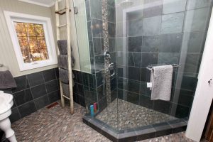 lakefield cottage build - shower