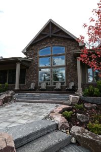 custom cottage build - great window