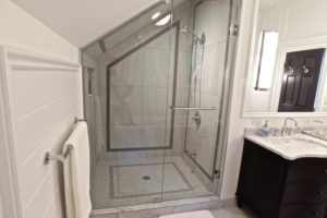 Stoney Lake Bathroom Renovation - Custom Glass Shower