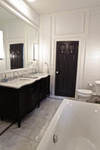 Stoney Lake Bathroom Renovation - Tub to Door