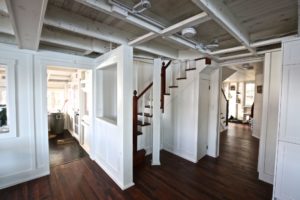 Stoney Lake cottage renovation - staircase