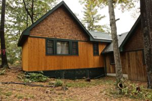 Stoney Lake island cottage renovation - new bunkie addition