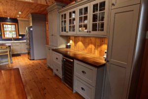 Stoney Lake island cottage renovation - cupboards