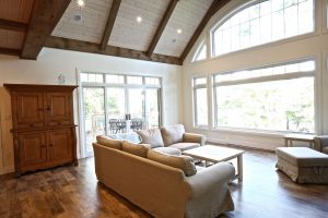 Custom Built Island Cottage - Living Room