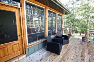 Custom Built Island Cottage - Side Deck