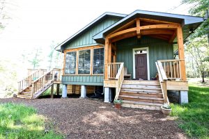 Custom Built Island Cottage - Main Entrance