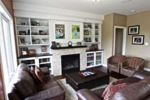 Custom Home Lakefield - Living Room