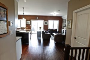 Custom Home Lakefield - Walking into Living Room