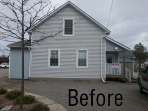 Lakefield Bakery Before -Side Exterior