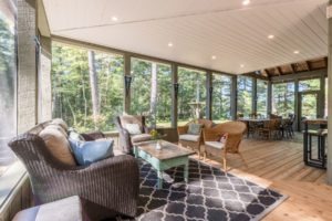 Stoney Lake Screened Porch - Interior