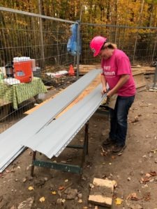Christine Watts at Women Build 2018