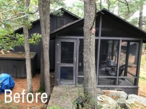 Screened In Porch Stoney Lake (8)