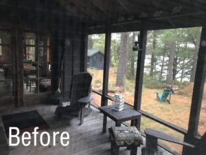 Screened In Porch Stoney Lake (9)