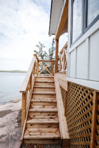 Side porch staircase