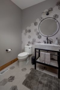 Custom Cottage Renovation - Guest Bathroom