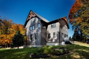 Custom Cottage Renovation - Exterior from Driveway