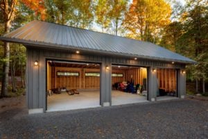 Garage - doors open