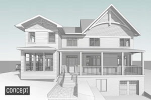 Winter Exterior-Revit