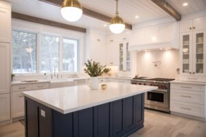 Custom cottage kitchen