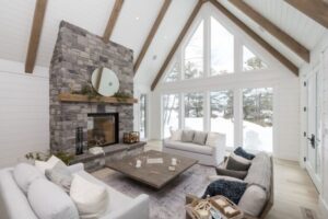 Bright living room cottage
